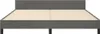 vidaXL Cadre de lit sans matelas gris foncé 180x200 cm Voir les images du produit 4