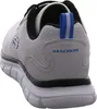 The back view of a white and black Skechers athletic shoe. Anteprima dell’immagine prodotto