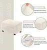 Stretch Ottomane Bezug Hocker Hussen Fußhocker Schutzbezüge Produktbild-Vorschau 6