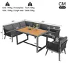 L-förmiges Gartensofa-Set für 7 Personen, mit Produktbild-Vorschau 2