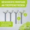 BOMI® BOMI Treppenschutzgitter Spindel aus Metall | 4 Stück Produktbild-Vorschau 2