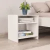 vidaXL Nachttisch Weiß 40x30x40 cm Holzwerkstoff Produktbild-Vorschau 1