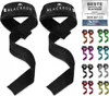 BLACKROX Lifting Straps Zughilfe Bodybuilding, Hebebänder Produktbild-Vorschau 1