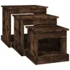 vidaXL Couchtische 3 Stk. Räuchereiche Holzwerkstoff Produktbild-Vorschau 5