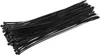 ChiliTec Kabelbinder 370 mm x 4,8 mm hohe Zugkraft schwarz Produktbild-Vorschau 2