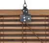 vidaXL Roleta z zasłonami brązowa 60 x 160 cm bambusowa Podgląd zdjęcia produktu 7