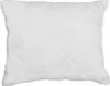 A white quilted pillow on a white background. Náhľad obrázku produktu