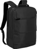 A black backpack is shown against a white background. Produktbild-Vorschau