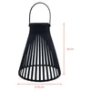 LED Solar Laterne schwarz - 23 cm - Garten Deko Leuchte zum Produktbild-Vorschau 2