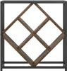 vidaXL Regál na víno, kouřový dub, 51 x 18 x 52,5 cm, Náhled obrázku produktu 5