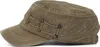 styleBREAKER Uni Military Cap im Destroyed Vintage Look | Produktbild-Vorschau 2