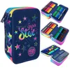 Piórnik potrójny z wyposażeniem Coolpack Jumper 3 Stars Podgląd zdjęcia produktu 1