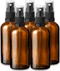 5x Glasflasche braun 100 ml mit schwarzem Zerstäuber Produktbild-Vorschau 1