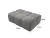 Sofa mit Hocker, Couch L-Form, Veloursstoff, Links Sofa, Produktbild-Vorschau 15