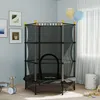 HOMCOM Kinder Trampolin Ø140 cm, Trampolin für Kinder 3-10 Produktbild-Vorschau 2