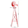 Wiltec Éolienne de jardin Design US – 670 x 670 x 2450 mm – Voir les images du produit 7