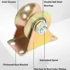 V-Nut-Stahl-Lenkrolle,Umlenkrollen für Seile,V-Nut Produktbild-Vorschau 3