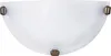 Lampada da parete per bagno semi plafond E27 in vetro Anteprima dell’immagine prodotto 1