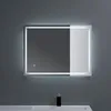 dopporo Badspiegel mit Beleuchtung 60x80cm LED Produktbild-Vorschau 1