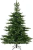 A full shot of a green artificial Christmas tree on a white background. Voir les images du produit