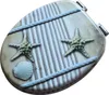 A toilet seat with a beach-themed design. Produktbild-Vorschau