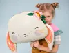 Folienballon Hase 65cm beige orange Produktbild-Vorschau 2