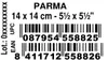Parma Insalatiera quadrata 14 cm in vetro bianco Anteprima dell’immagine prodotto 9