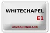 Blechschild London 18x12cm England Whitechapel E1 Produktbild-Vorschau 1