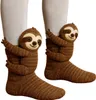 ASKSA Chaussettes tricotées 3D avec animaux Chaussettes Voir les images du produit 3