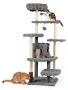 Arbre à chat COSTWAY, 170 cm, avec cachette, surface de Voir les images du produit 3