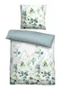 Biberna Lyocell™ Lyocell Bettwäsche Wildranken aqua 135x200 Produktbild-Vorschau 2