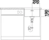 Blanco lavello sottopiano 2D Andano 400-U - lavello con Anteprima dell’immagine prodotto 24