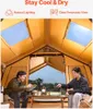 Aufblasbares Campingzelt für 8-12 Personen - Glamping Zelt Produktbild-Vorschau 2