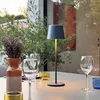 Kabellose Tischleuchte –  – KELLY ROCK – Graues Aluminium – Produktbild-Vorschau 5