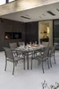 Tavolo da giardino rettangolare 150x90 in acciaio con piano Anteprima dell’immagine prodotto 2