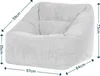 icon Riesen Sitzsack Sessel Bean Bag Natalia, Beige, Cord Produktbild-Vorschau 6