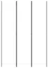 vidaXL Paravento a 3 ante, bianco, 150x220 cm, in tessuto Anteprima dell’immagine prodotto 3