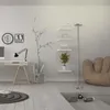 LED-Stehlampe - Nickel - Weiß - Eisen - Kunststoff - H 181 Produktbild-Vorschau 23