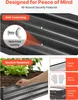 SucceBuy Zestaw 2 metalowych podwyższonych grządek 244 x Podgląd zdjęcia produktu 6