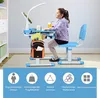 höhenverstellbarer Kinderschreibtisch mit Lampe & Produktbild-Vorschau 2