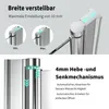 Duschabtrennung Faltbar Duschwand für Badewanne 120x140cm Produktbild-Vorschau 7