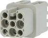 A close-up view of a gray electrical connector with numbered ports. Produktbild-Vorschau