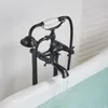 Wolnostojąca bateria wannowa w stylu retro z ręczną Podgląd zdjęcia produktu 4