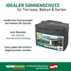 Sonnensegel Dreieck, 4x4x4m, anthrazit, wasserabweisend Produktbild-Vorschau 6