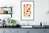 MuchoWow® Gerahmtes Poster Gutes Essen, gute Laune - Produktbild-Vorschau 4