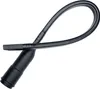 A black flexible crevice tool for a vacuum cleaner is shown against a white background. Voir les images du produit