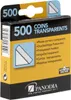Boîte de 500 coins photos adhésifs transparents Voir les images du produit 1