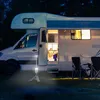 Professionelle Outdoor-LED-Leuchte mit Stativ – Mobiler Produktbild-Vorschau 9