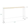 A diagram of a narrow console table with dimensions indicated. Anteprima dell’immagine prodotto