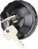 Bouchon de réservoir 30mm verrouillable noir pour Hercules Voir les images du produit 1